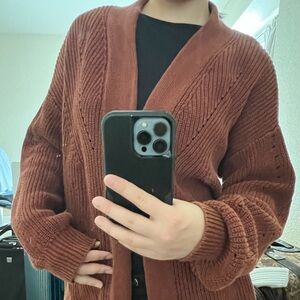 Universal Thread Women's Rust Cardigan
